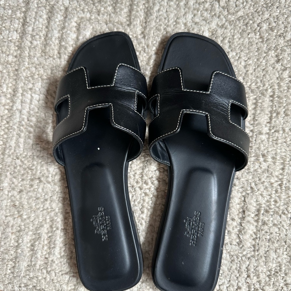 Hermes Oran Sandals size 37